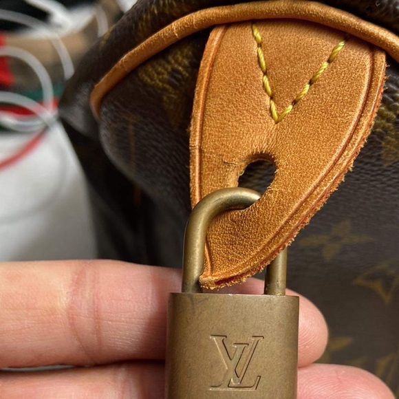 Speedy 30 mono Louis Vuitton - Picture 7 of 8